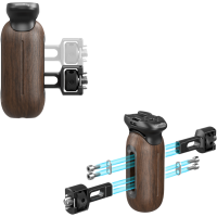 Produktbild för SmallRig 5238 Wooden Side Handle with 1/4"-20 & 3/8''-16 ARRI Locating Screws