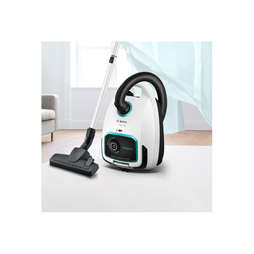 Produktbild för Bosch Serie | 6 ProHygienic BGL6HYG1 - dammsugare - med behållare - vit / svart