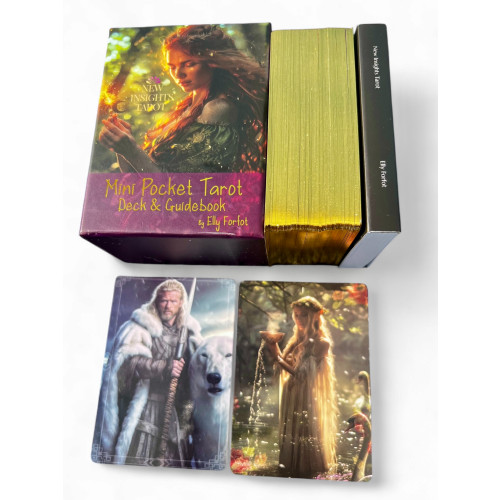 Elly Forfot Mini Pocket Tarot- Deck & guidebok (English)