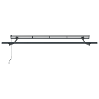 Produktbild för Utfällbar markis Antracit 300 x 200 cm tyg