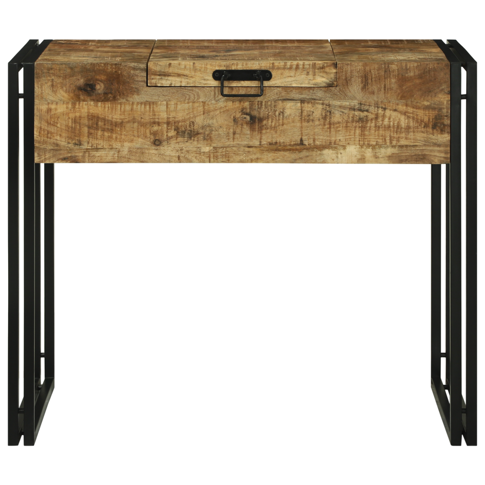 Produktbild för Sängrum Smyckesbord Brun 90 x 50 x 75 cm Massivt Mangoträ
