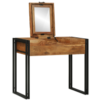 Produktbild för Sängrum Smyckesbord Brun 90 x 50 x 75 cm Massivt akaciaträ