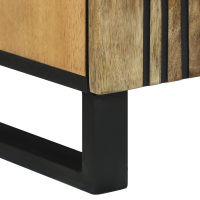 Produktbild för Sideboard Naturfärg 60 x 33,5 x 75 cm Massivt mangoträ