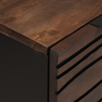 Produktbild för Sideboard med låda Brun 60 x 33.5 x 75 cm Massivt Mangoträ