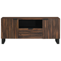 Produktbild för TV Enheter med låda Valnöt 105 x 33 x 46 cm Konstruerat trä