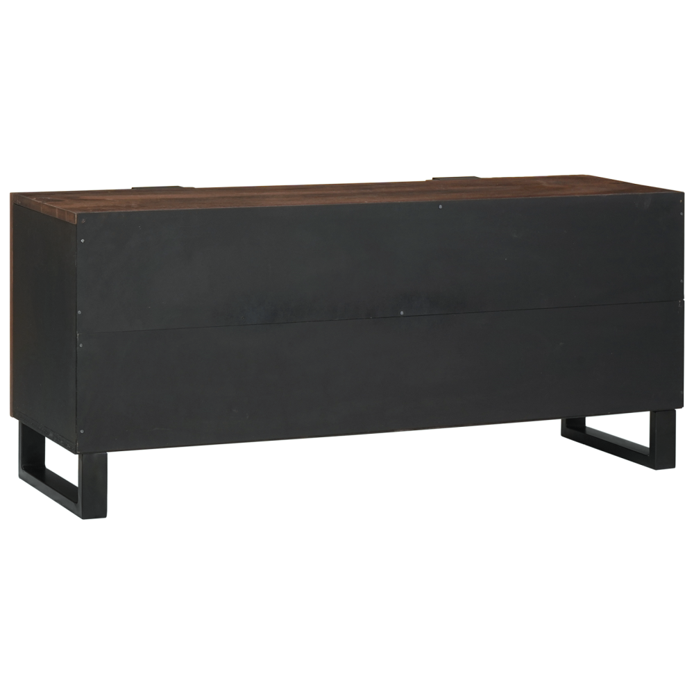 Produktbild för TV Enheter med låda Valnöt 105 x 33 x 46 cm Konstruerat trä