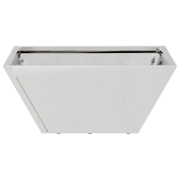 Produktbild för Trädgårdsplanterare 5 pcs Silver 35 x 35 x 15 cm Rostfritt stål