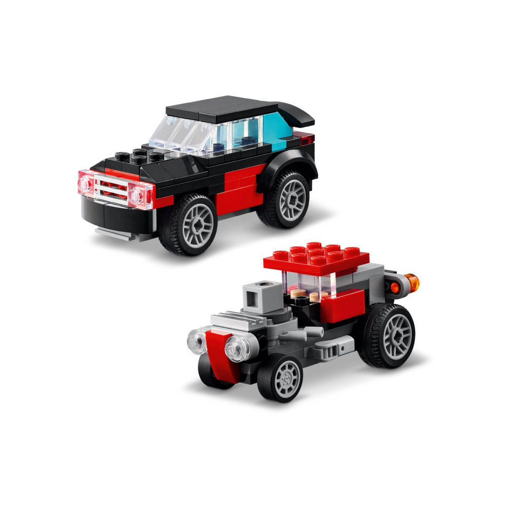 Produktbild för LEGO Creator 3in1 31146 - Flatbed Truck with Helicopter - byggsats