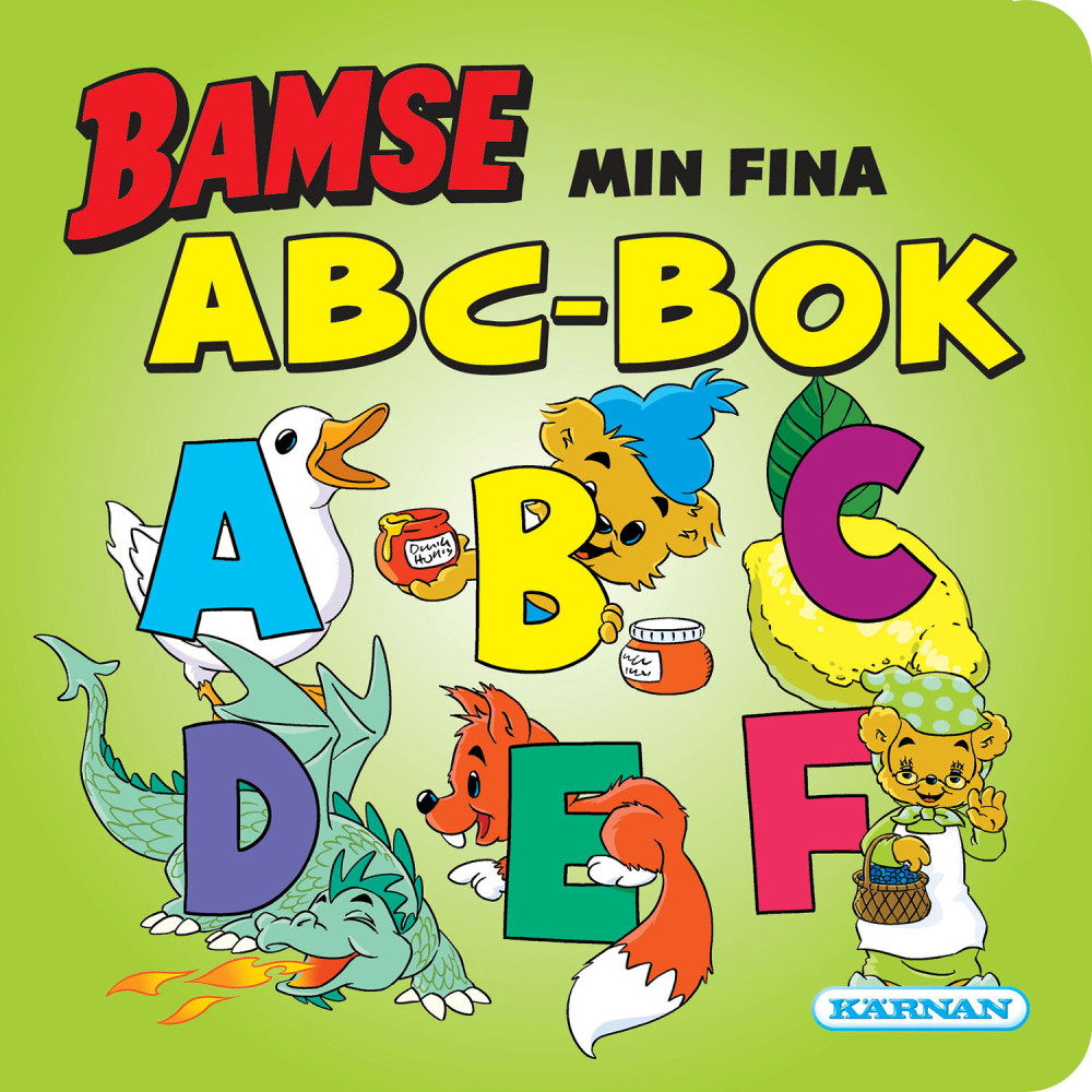 Produktbild för Bamse : min fina ABC-bok