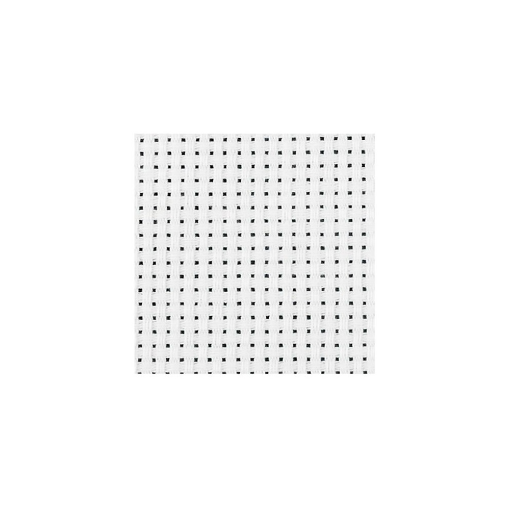 Produktbild för Aidaväv vit 150 cm x 3 m/fp 3,5 rutor/c