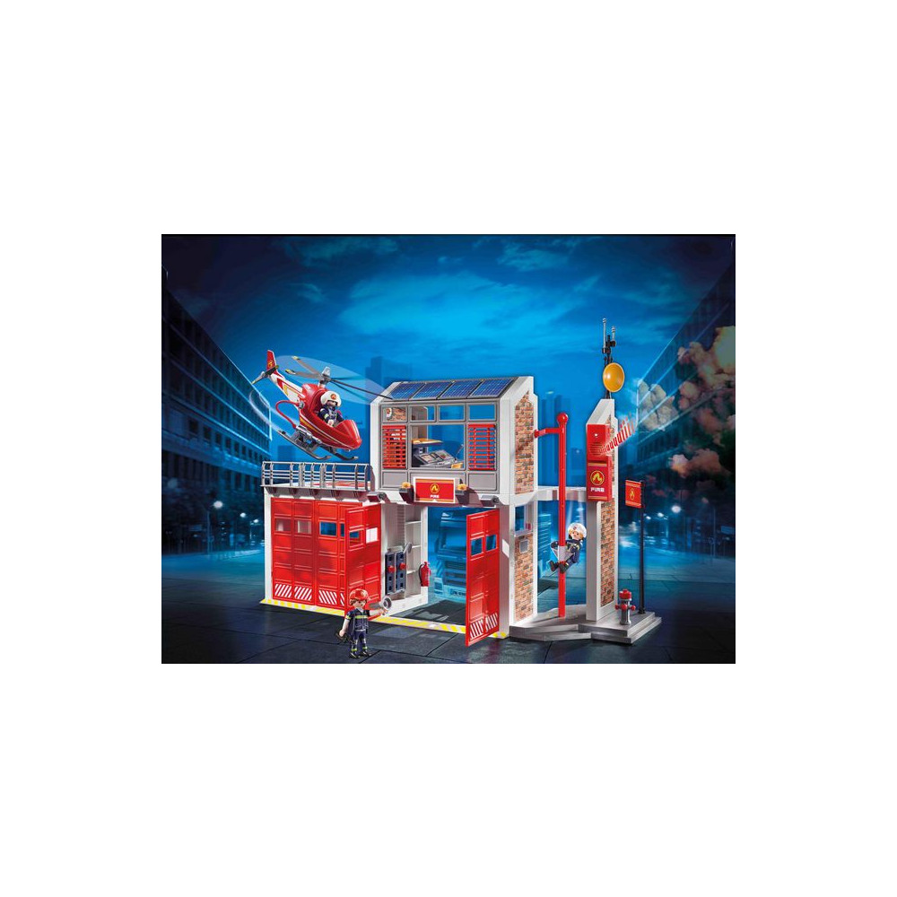 Produktbild för Playmobil Brandstation 18 delar