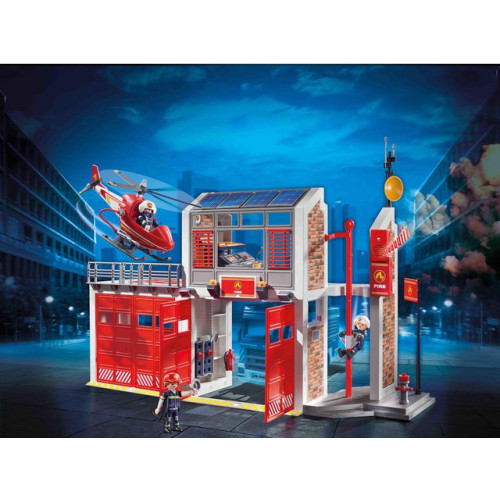 Playmobil Playmobil Brandstation 18 delar
