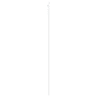 Produktbild för Skjutdörr ORKDAL Vit 61 x 198,5 cm Massivt tallträ och glas