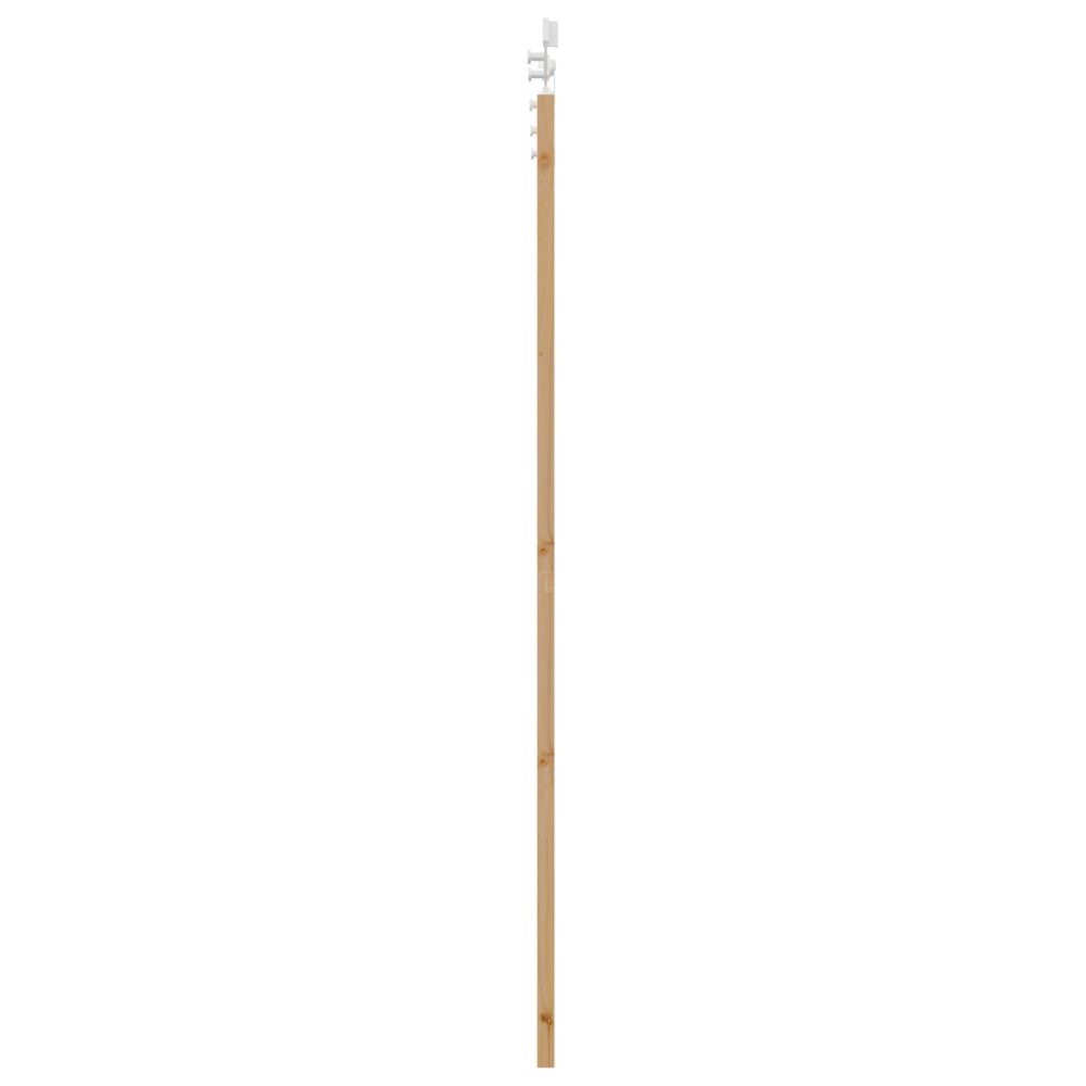 Produktbild för Skjutdörr ORKDAL Naturfärg 93 x 211 cm Massivt tallträ och glas
