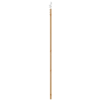 Produktbild för Skjutdörr ORKDAL Naturfärg 93 x 211 cm Massivt tallträ och glas