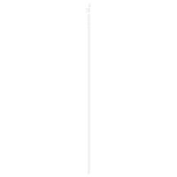 Produktbild för Skjutdörr ORKDAL Vit 93 x 232 cm Massivt tallträ och glas