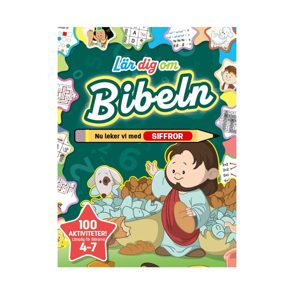 Produktbild för Lär dig om Bibeln : nu leker vi med siffror (bok, storpocket)