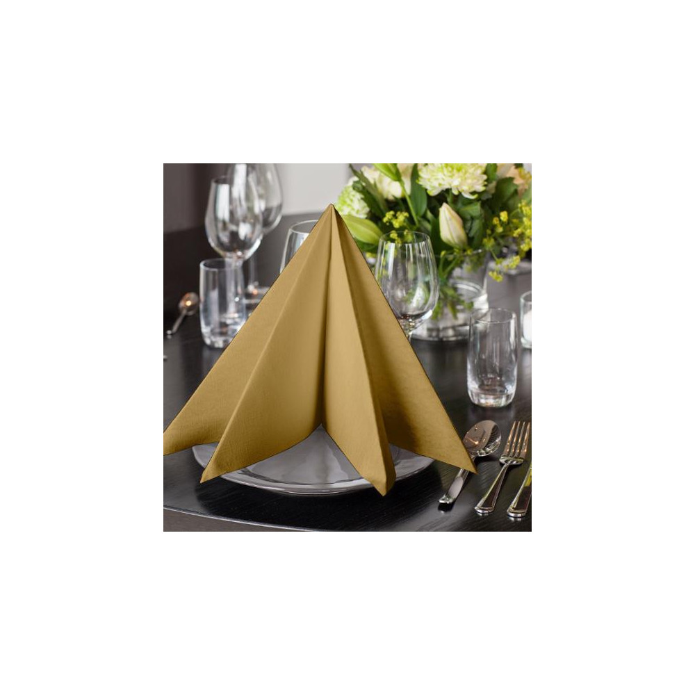 Produktbild för Servett TORK LinStyle Middag beige 50/fp