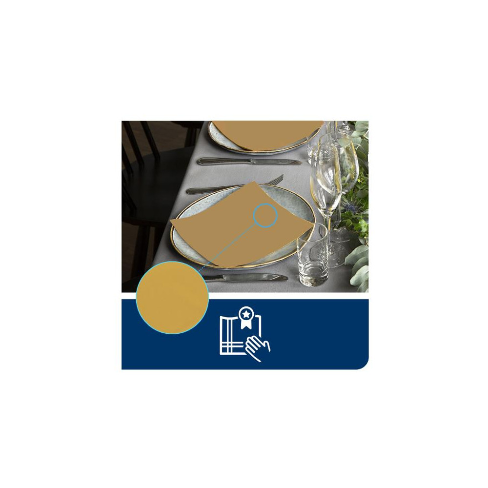 Produktbild för Servett TORK LinStyle Middag beige 50/fp