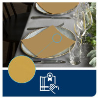 Produktbild för Servett TORK LinStyle Middag beige 50/fp