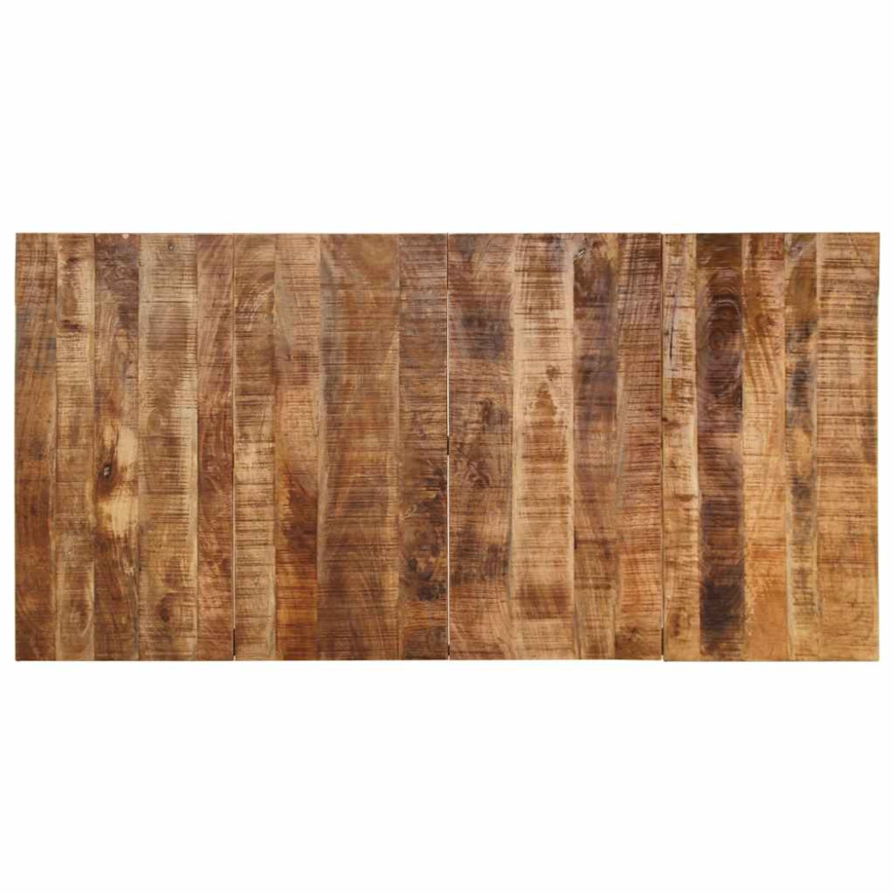 Produktbild för Matbord 200x100x75 cm massivt trä grov mango