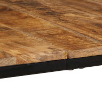 Produktbild för Matbord 200x100x75 cm massivt trä grov mango