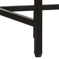 Produktbild för Matbord 200x100x75 cm massivt trä grov mango