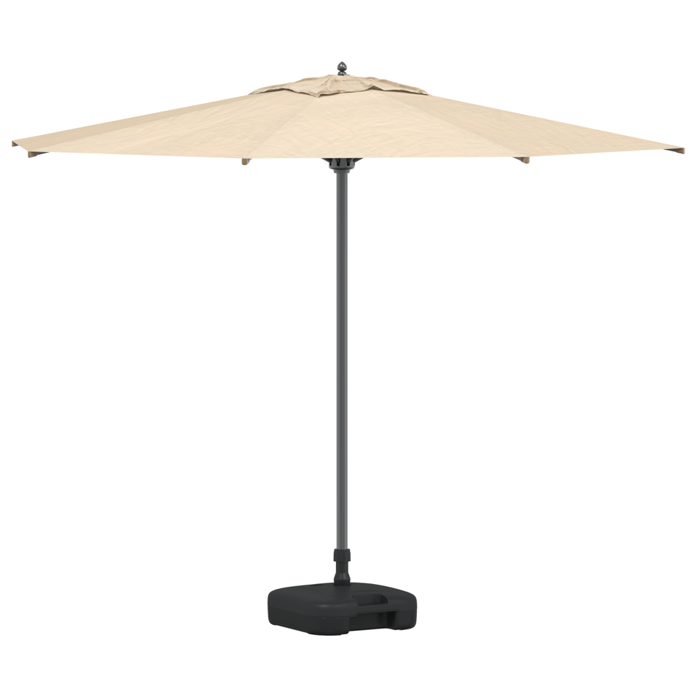 Produktbild för Parasollfot Svart 45 x 45 x 29,5 cm Högdensitetspolyeten