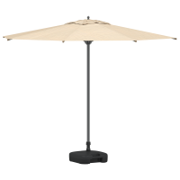 Produktbild för Parasollfot Svart 45 x 45 x 29,5 cm Högdensitetspolyeten