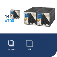 Produktbild för Servett TORK LinStyle Middag svart 50/fp