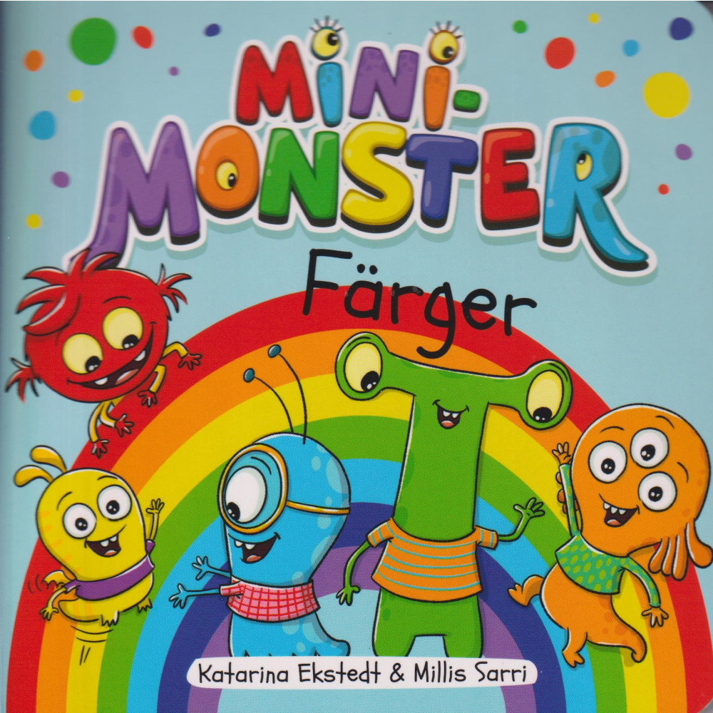Produktbild för Minimonster färger (bok, board book)