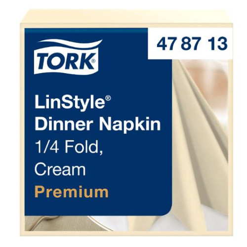 TORK Servett TORK LinStyle Middag creme 50/fp
