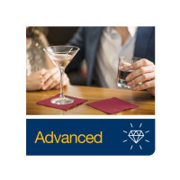 Produktbild för Servett TORK Cocktail 2-lag v.röd 200/fp