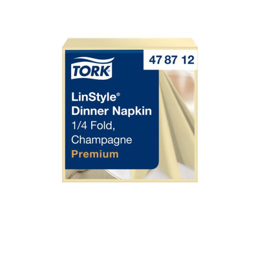 TORK Servett TORK LinStyle Middag champ 50/fp
