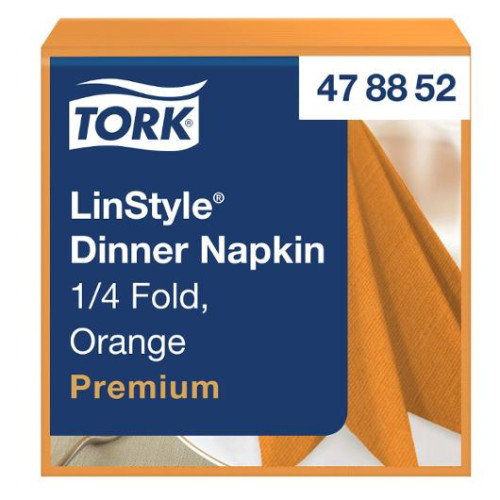 TORK Servett TORK LinStyle Middag orang 50/fp