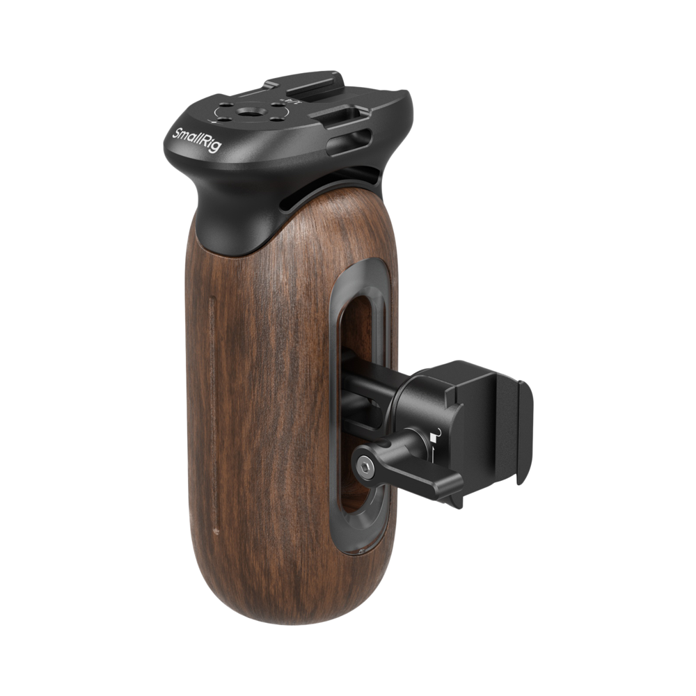 Produktbild för SmallRig 5239 Wooden Side Handle with NATO Clamp