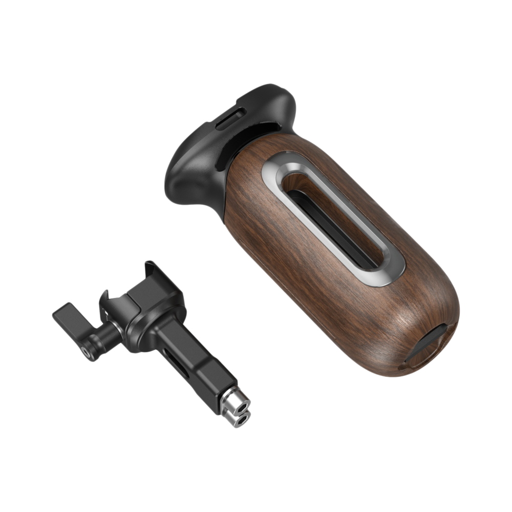 Produktbild för SmallRig 5239 Wooden Side Handle with NATO Clamp