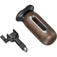 Produktbild för SmallRig 5239 Wooden Side Handle with NATO Clamp