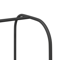 Produktbild för Klädhängare Brun Ek 100 x 44 x 160 cm Konstruerat trä