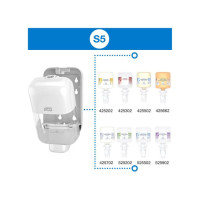 Produktbild för Dispenser TORK S5 tvål/handspr Mini vit