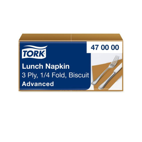 TORK Servett TORK Lunch 3-lags beige 150/fp