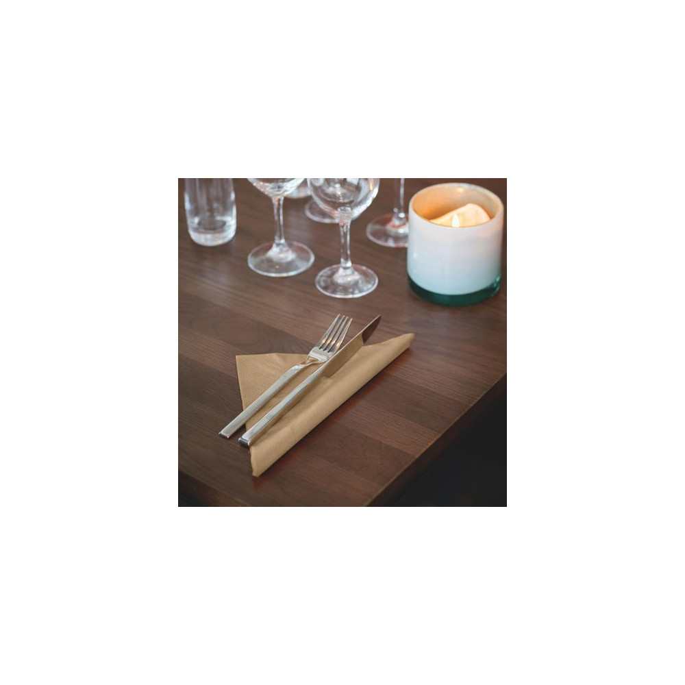 Produktbild för Servett TORK Lunch 3-lags beige 150/fp