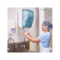 Produktbild för Torkrulle TORK Basic W6 1-lag 250m vit