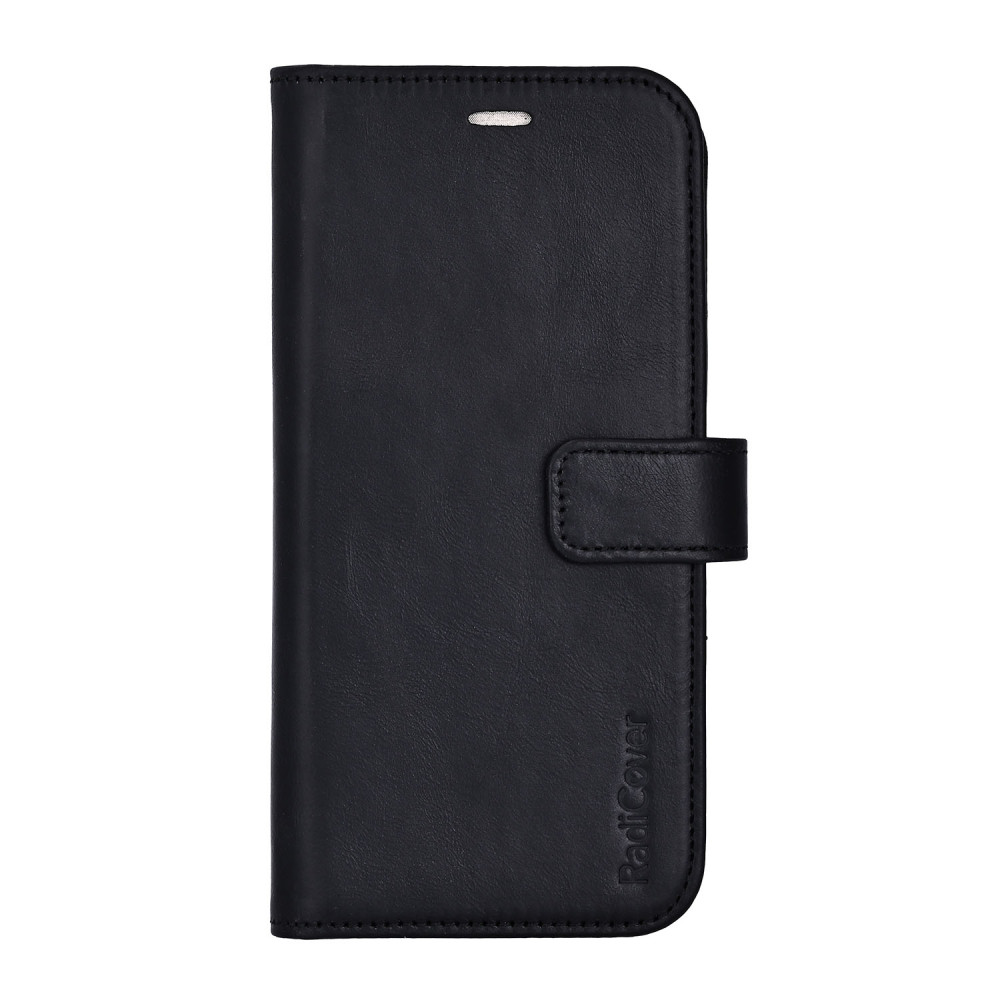 Produktbild för 2in1 Anti Radiation RFID 3 card MagS iPhone 17 Black Leather