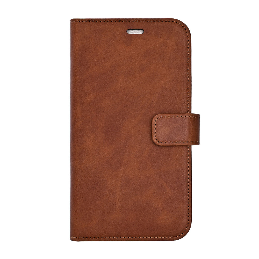 Produktbild för 2in1 Anti Radiation RFID 3 card MagS iPhone 17 Pro Brown Leather