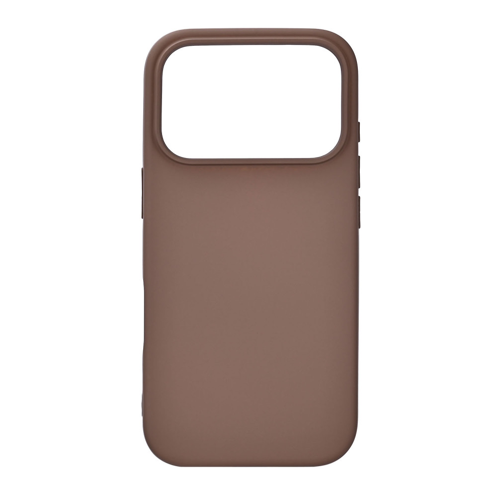 Produktbild för Back Sil Touch Recycled MagSerie iPhone 17 Pro Chocolate