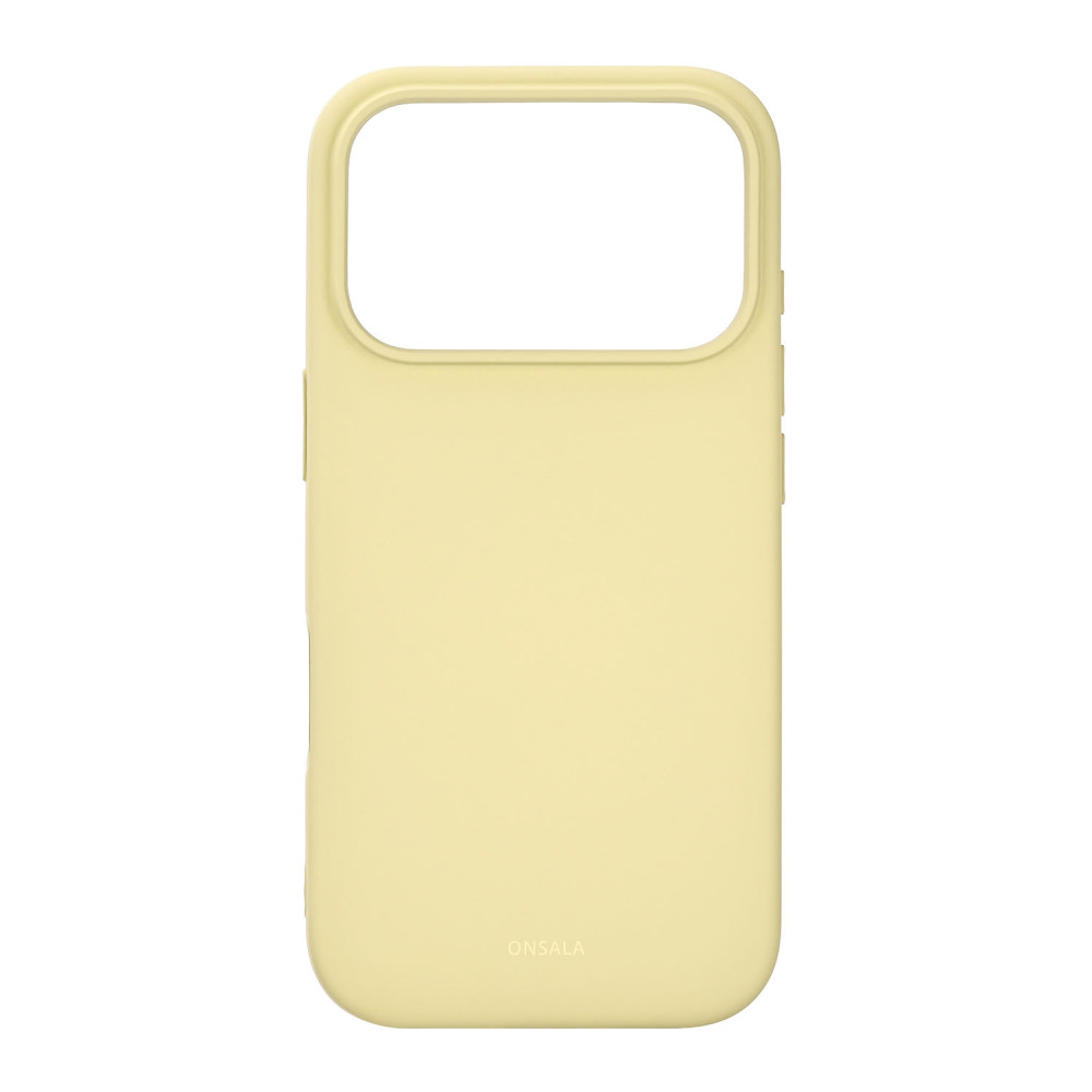 Produktbild för Back Sil Touch Recycled MagSerie iPhone 17 Pro Lemon New