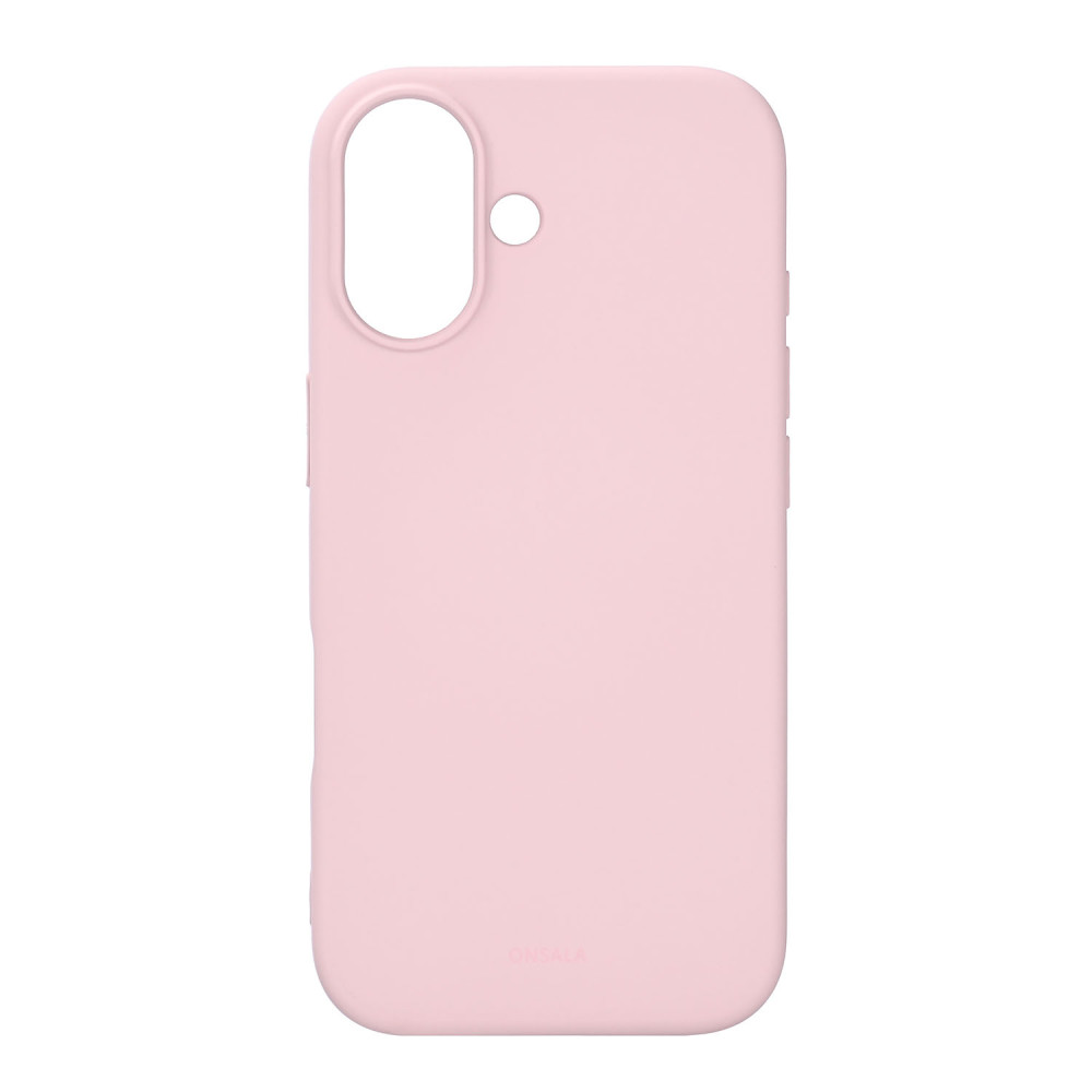 Produktbild för Back Sil Touch Recycled MagSerie iPhone 17 Chalk Pink