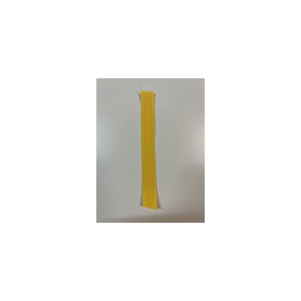 Produktbild för Bomullsband 50mx13mm gul