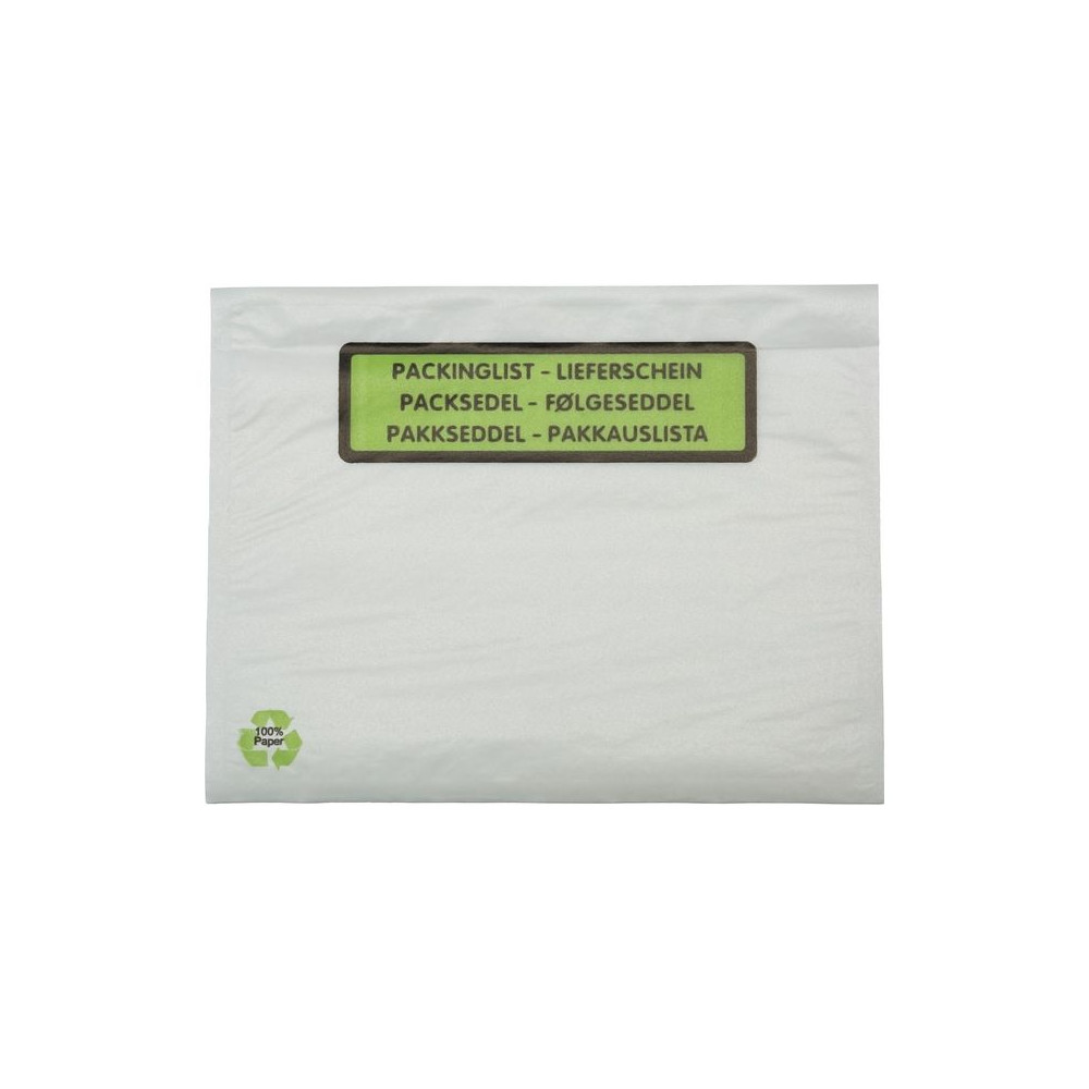 Produktbild för Packsedelskuvert papper C6 tryck 1000/fp